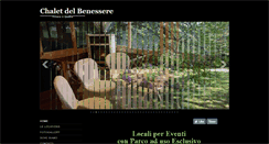 Desktop Screenshot of chaletdelbenessere.com